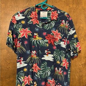 Disney Tommy Bahama Christmas Mickey Shirt